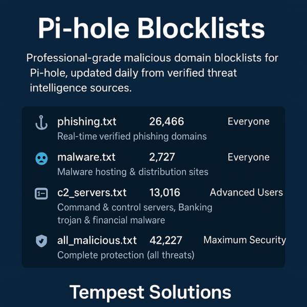 piholeblocklist Pihole blocklist updated every 24 hours